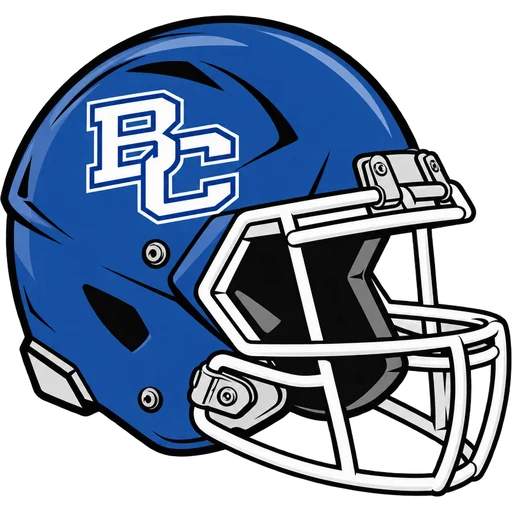 Burlington City Blue Devils helmet