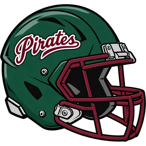 Cedar Creek Pirates helmet
