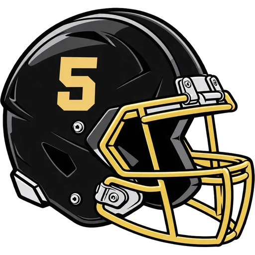 Hopewell Valley Bulldogs helmet