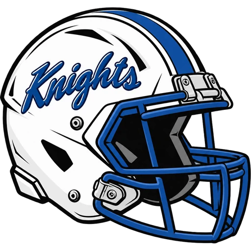 Irvington Blue Knights helmet