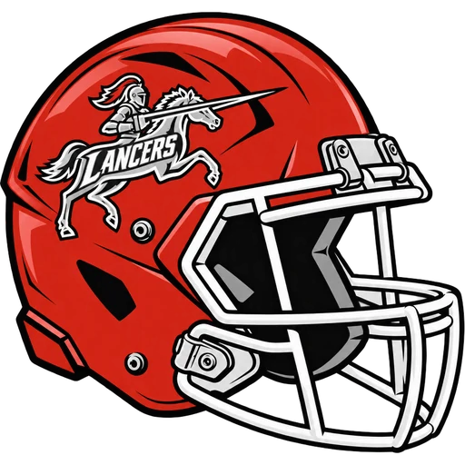 Lakeland Lancers helmet