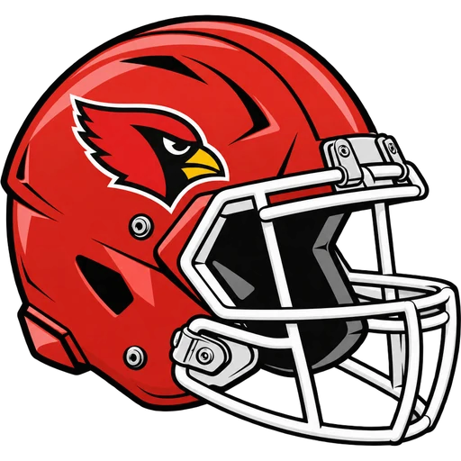 Lawrence Cardinals helmet