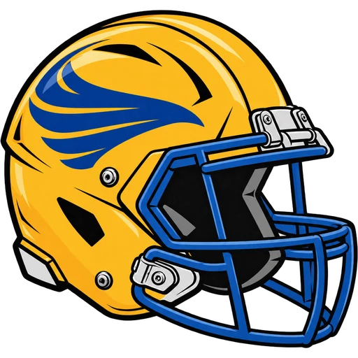 Manville Mustangs helmet