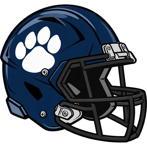Pequannock Golden Panthers helmet