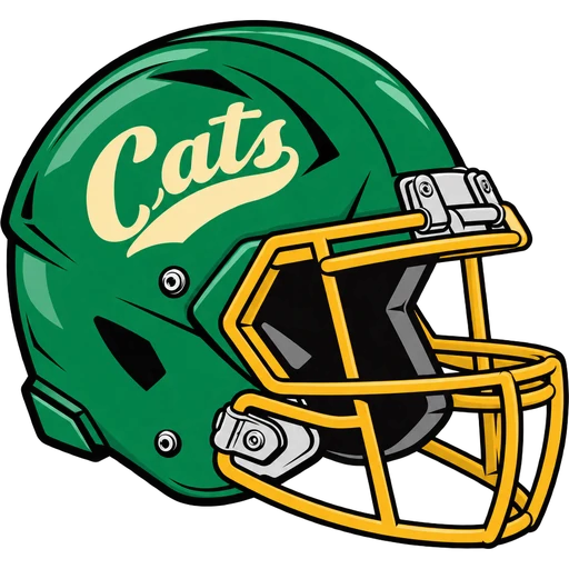 Pinelands Wildcats helmet