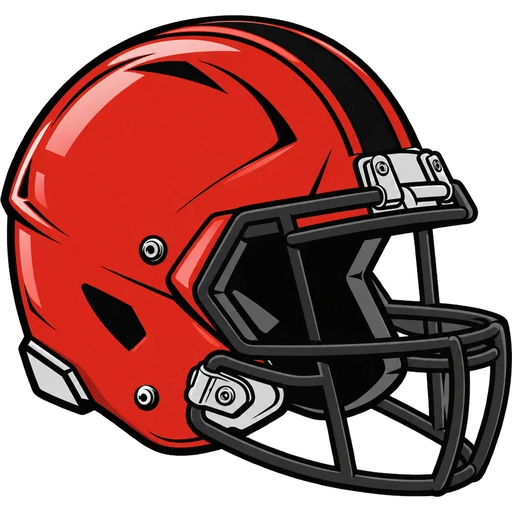 Lawrenceville Big Red helmet