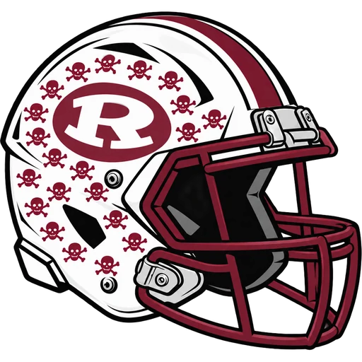 Ridgewood Maroons helmet