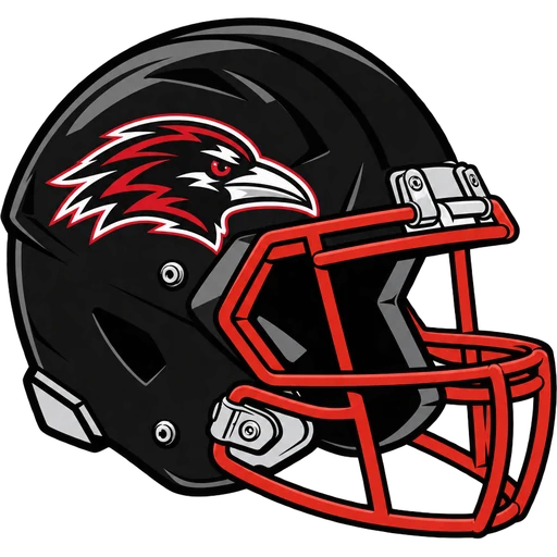 Robbinsville Ravens helmet