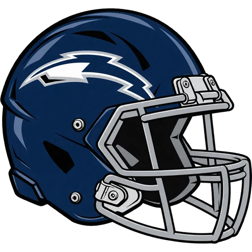 Timber Creek Chargers helmet