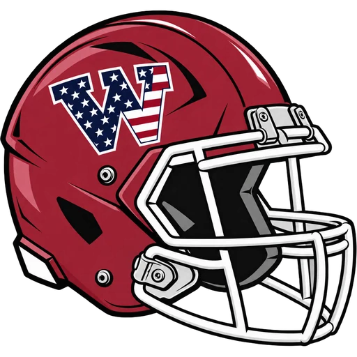 Wall Crimson Knights helmet