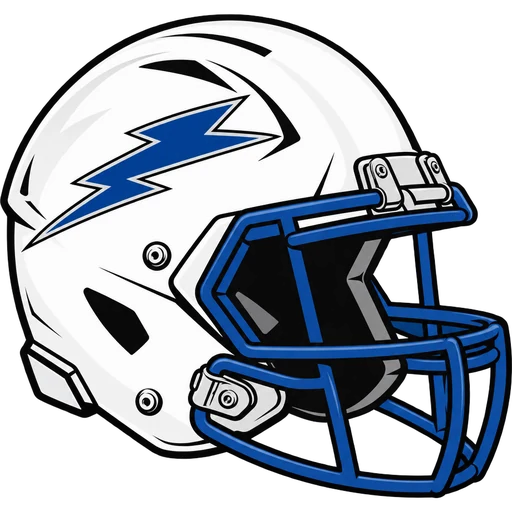 Warren Hills Blue Streaks helmet