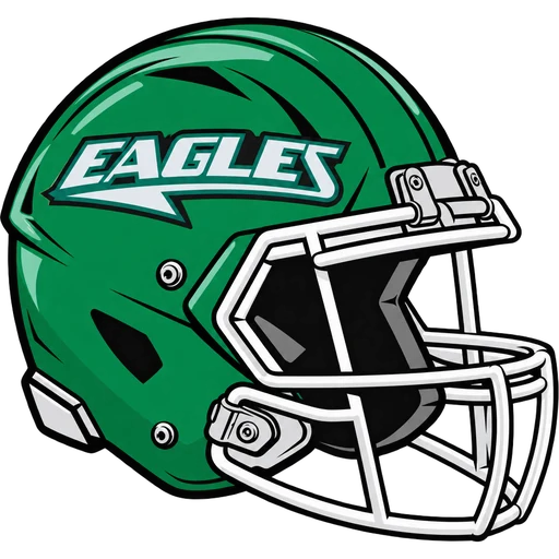 West Deptford Eagles helmet