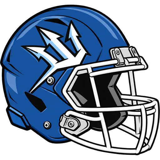 Wood-Ridge Blue Devils helmet